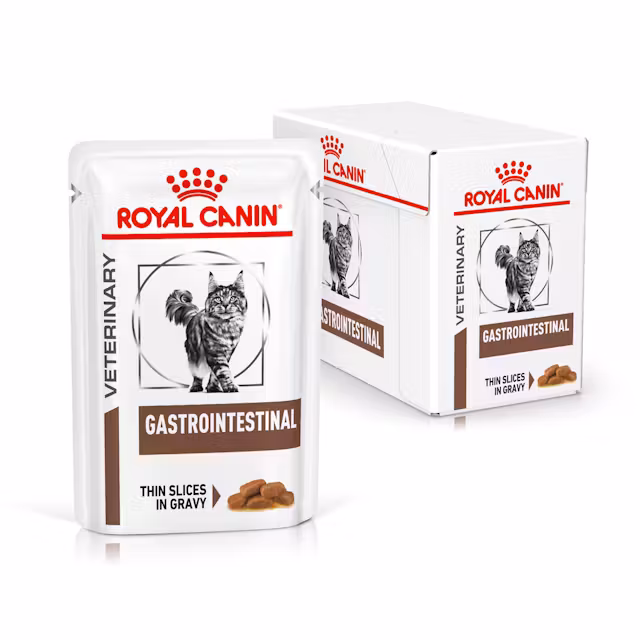 Katte - Royal Canin Gastrointestinal Tynde Skiver i Sovs 85 g (12-pakke) - 9003579013557