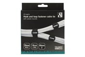 Kabel Organisering - Deltaco Hook and loop fastener cable 10pack - CM10S