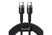 USB kabel - Baseus Cafule PD2.0 100W flash charging USB For Type-C cable (20V 5A)2m Gray+Black - CATKLF-ALG1