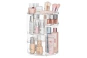 Anden personlig pleje - UNIQ 360° rotating makeup organizer - Clear - 4635-5