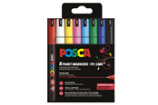 Skrive- og Tegneværktøjer - POSCA Marker Set PC-1MR 8 Assorted Standard Colours - 401652