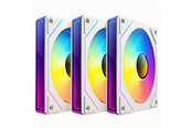 Kabinet Køler - DUTZO INF 120 PWM ARGB (3-pack) - Kabinet køler - 120mm - Hvid med RGB LED lys - 28 dBA - 8501027